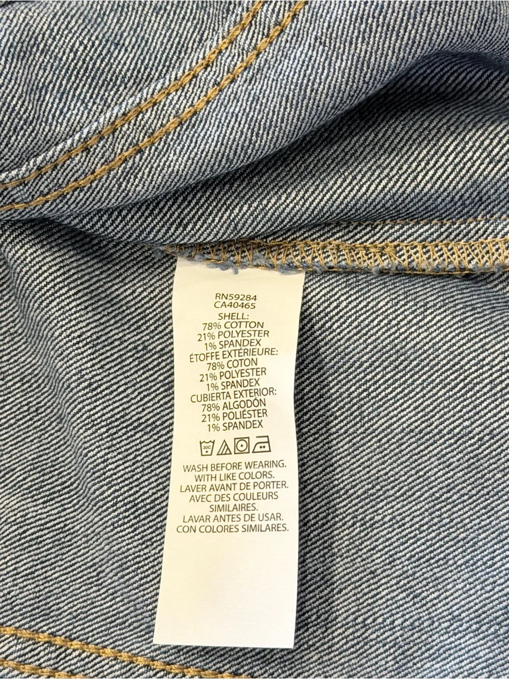 The Children's Place Indigo Blue Denim Jacket for Kids - (5)